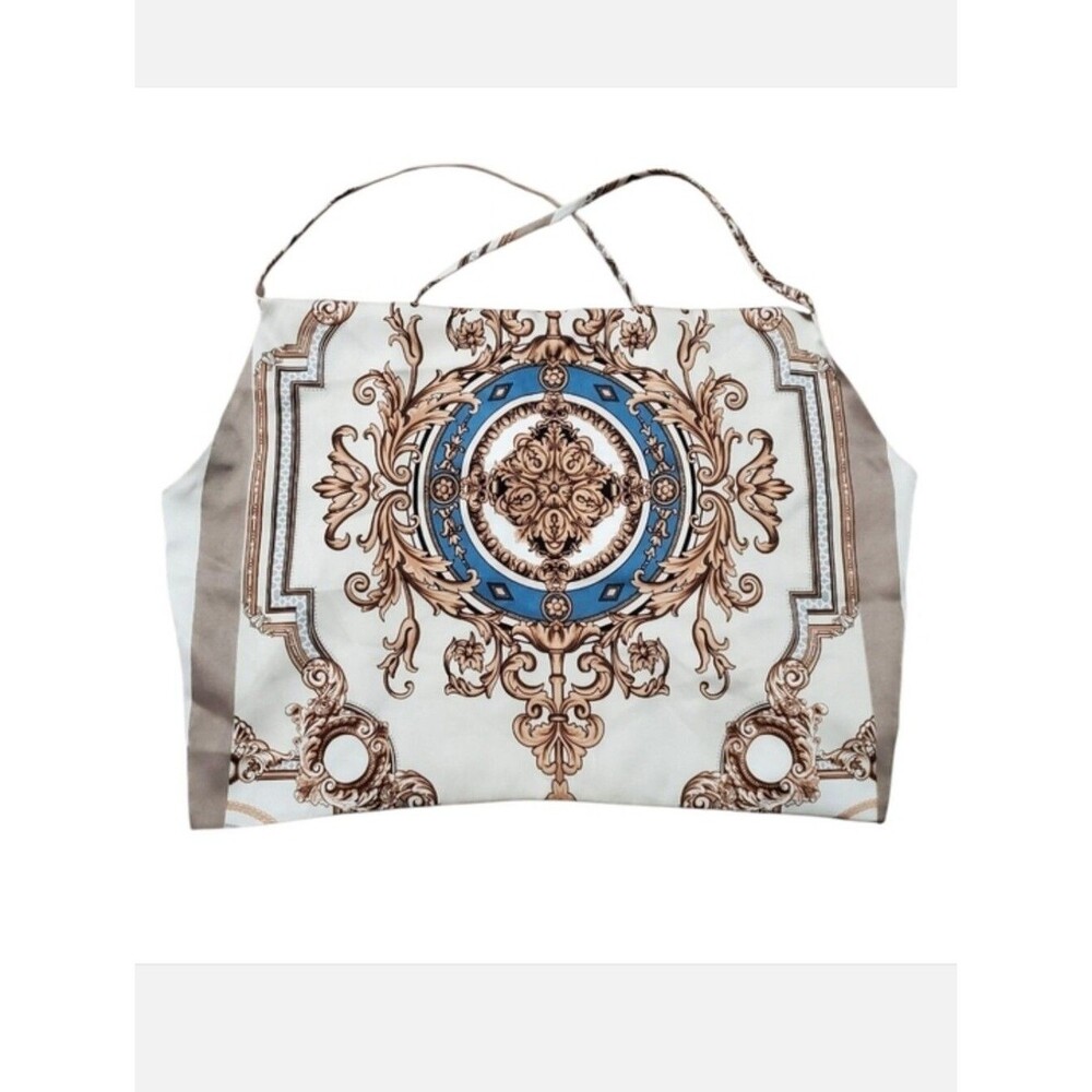 NWT Rachel Zoe Baroque Style Cropped Silky Tank Top